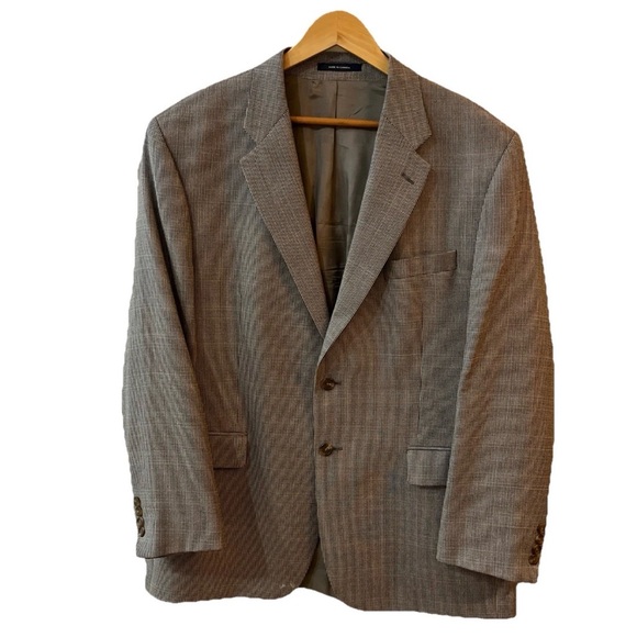 chaps ralph lauren Other - Chaps Ralph Lauren Grey & multicolor Plaid Blazer Suit Jacket Mens 46R Wool Silk